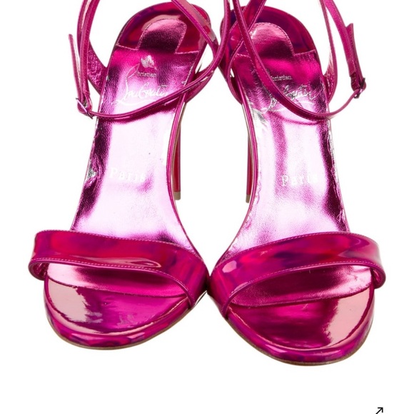 Metallic Pink Christian Louboutins - Picture 8 of 8